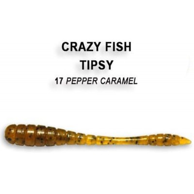 Силиконовая приманка Crazy Fish Tipsy 2" цвет 17 (8 шт)