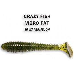 Силиконовая приманка Crazy Fish Vibro fat 2.8" цвет 16 (5 шт)