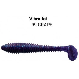 Силиконовая приманка Crazy Fish Vibro fat 4" цвет 99 (4 шт)