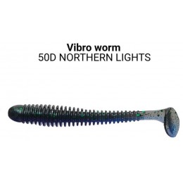 Силиконовая приманка Crazy Fish Vibro worm 3.4" цвет 50d (5 шт)