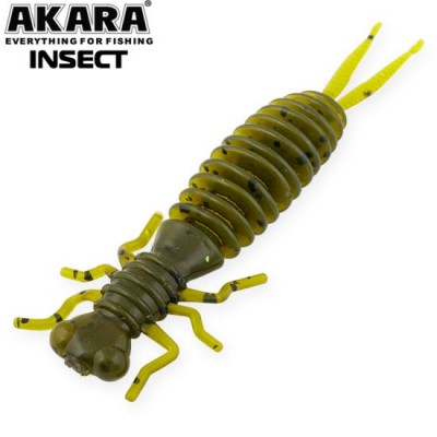 Силиконовая приманка Akara Insect 50 цвет 403 (5 шт)