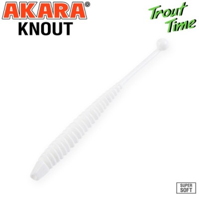 Силиконовая приманка Akara Trout Time KNOUT 2.5 Shrimp цвет 02T (10 шт)