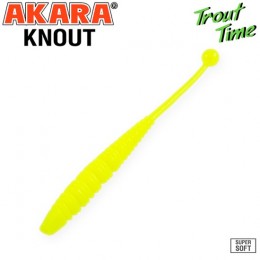 Силиконовая приманка Akara Trout Time KNOUT 2.5 Garlic цвет 02T(10 шт)