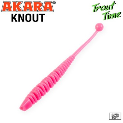 Силиконовая приманка Akara Trout Time KNOUT 2.5 Shrimp цвет 420 (10 шт)