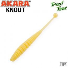 Силиконовая приманка Akara Trout Time KNOUT 2.5 Cheese цвет 446 (10 шт)