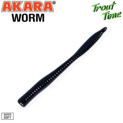 Силиконовая приманка Akara Trout Time WORM 3.0 Cheese цвет 422 (10 шт)