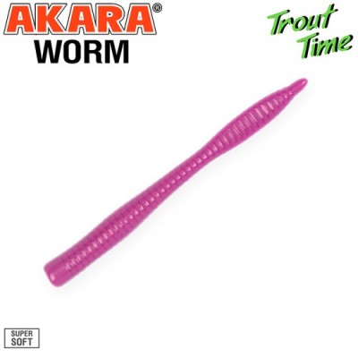 Силиконовая приманка Akara Trout Time WORM 3.0 Shrimp цвет 459 (10 шт)