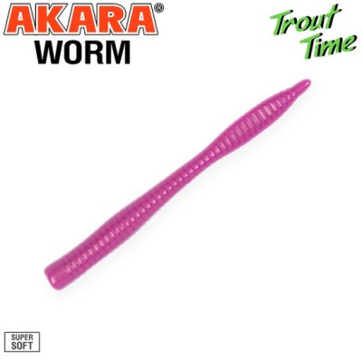 Силиконовая приманка Akara Trout Time WORM 3.0 Cheese цвет 459 (10 шт)