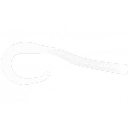 Силиконовая приманка LureMax LOMBRIZA 4''/9.5 см цвет 020 Glow White (10 шт.)