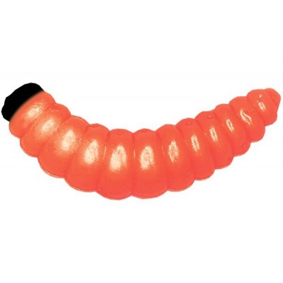 Силиконовая приманка LureMax WOOD WORM 1''/2.5 см цвет 017 Orange (10 шт.)