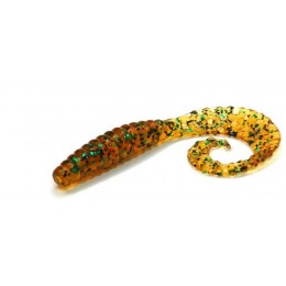 Силиконовая приманка Bait Breath Curly Grub 2.5" (12шт.) цвет UR24