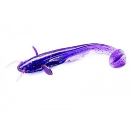 Силиконовая приманка FishUp Catfish 2" (10шт) цвет 060 - Dark Violet/Peacock & Silver