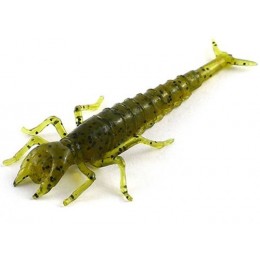 Силиконовая приманка FishUp Diving Bug 2" (8шт) цвет 074 - Green Pumpkin Seed