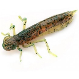 Силиконовая приманка FishUp Dragonfly 1.2" (10шт) цвет 017 - Motor Oil Pepper