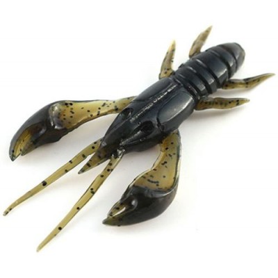 Силиконовая приманка FishUp Real Craw 1.5" (10шт) цвет 043 - Watermelon Brown/Black