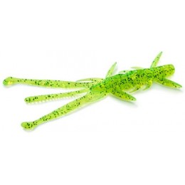 Силиконовая приманка FishUp Shrimp 3" (9шт) цвет 026 - Flo Chartreuse/Green