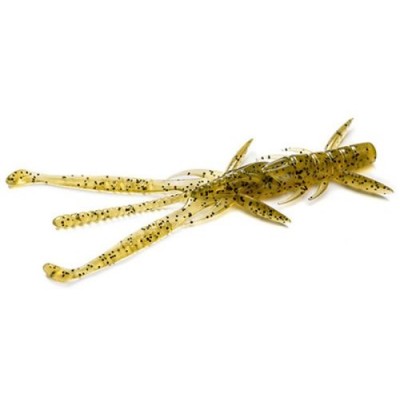 Силиконовая приманка FishUp Shrimp 3" (9шт) цвет 074 - Green Pumpkin Seed