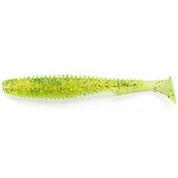 Силиконовая приманка FishUp U-Shad 2" (10шт) цвет 026 - Flo Chartreuse/Green