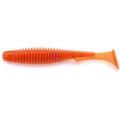 Силиконовая приманка FishUp U-Shad 3" (9шт) цвет 049 - Orange Pumpkin/Black