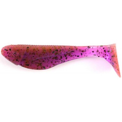 Силиконовая приманка FishUp Wizzle Shad 2" (10шт) цвет 016 - Lox/Green & Black