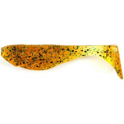 Силиконовая приманка FishUp Wizzle Shad 2" (10шт) цвет 036 - Caramel/Green & Black