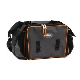Сумка рыболовная СЛЕДОПЫТ Lure Bag L 40х25х21см цвет серый +5 коробок
