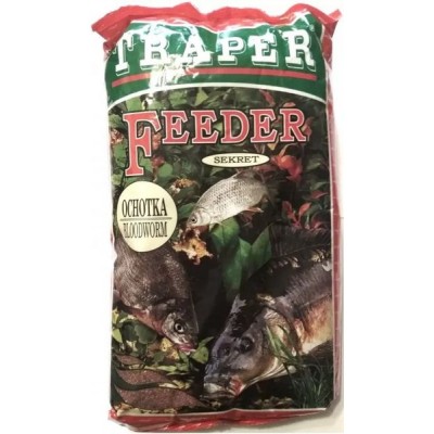 Прикормка Traper SEKRET 1kg Feeder ochotka (мотыль)