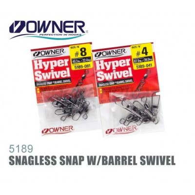 Snagless Snap with Barrel Swivel