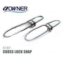 Застежка OWNER CULTIVA 5187 CROSS LOCK SNAP # 01