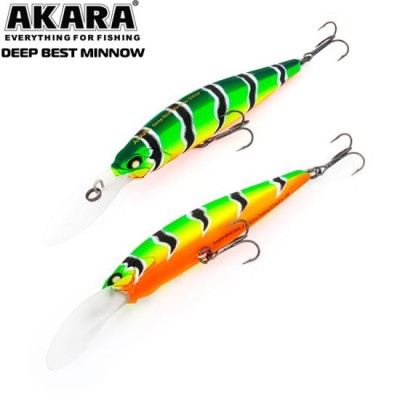 Воблер Akara Deep Best Minnow 100SP цвет A107