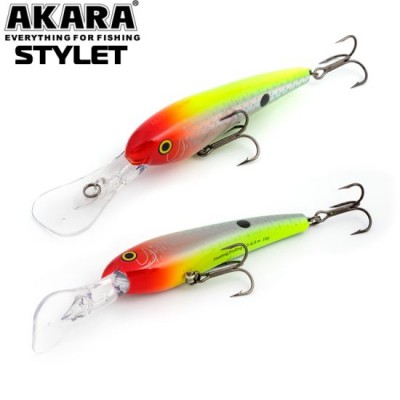 Воблер Akara Stylet 110F цвет A60 Воблер Akara Stylet 110F цвет A60