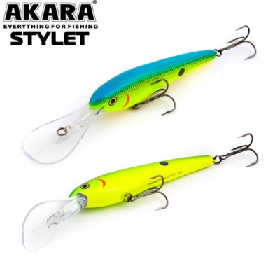 Воблер Akara Stylet 110F цвет A61 Воблер Akara Stylet 110F цвет A61