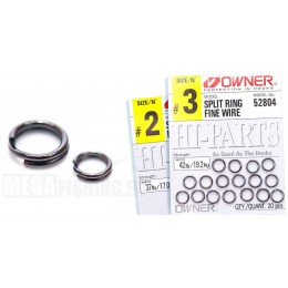 Заводное кольцо OWNER 72804 (52804) SPLIT RING FINE WIRE # 4